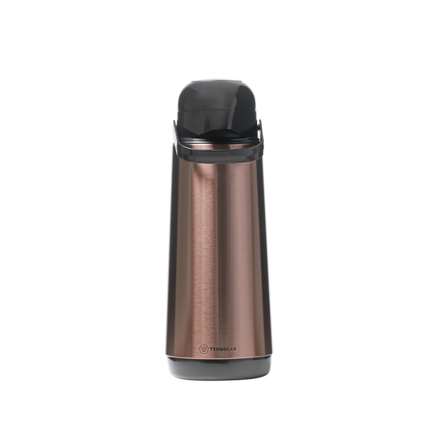 Termolar Lumina Copper Thermos 1.8L (with Pump) Stainless Steel