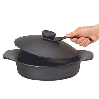 Sori Yanagi TEKKI (cast iron) Grill Pan 22cm without lid/with stainless lid/with cast iron lid and handle SY-YT7