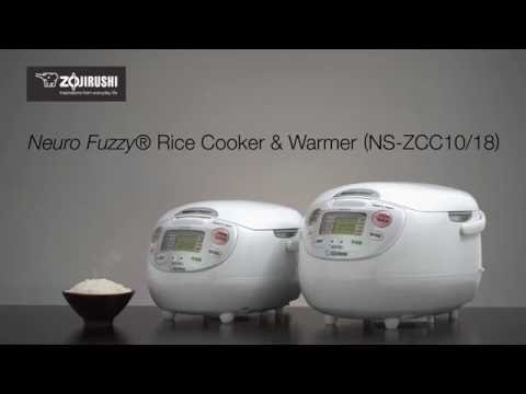 Zojirushi Neuro Fuzzy® Rice Cooker & Warmer NS-ZCC10/18