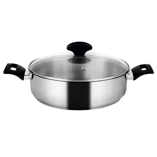 Fagor Alaia Low Casserole With Lid - Stainless