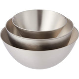 Sori Yanagi stainless bowl 3pcs set (19,23,27cm) SY-SB92327